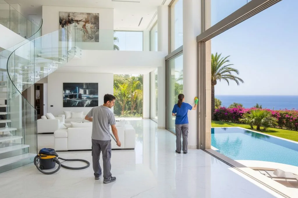 Villa temizliği örnek görsel